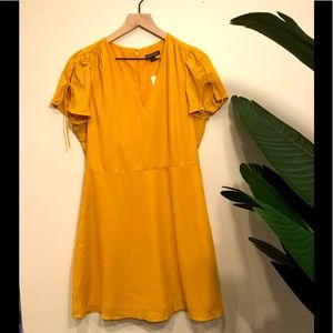 J. Crew short sleeve yellow dress